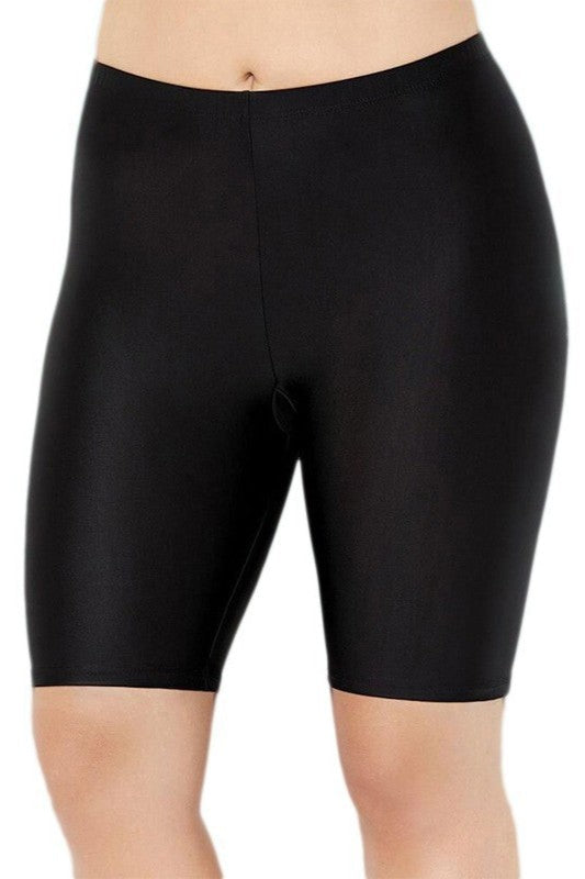 Chlorine Resistant Long Bike Short Swim Bottom